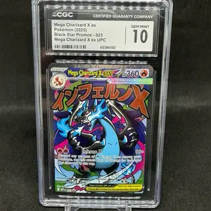 CGC 10 Gem Mint Mega Charizard X EX Mega Evolutions UPC promo 23