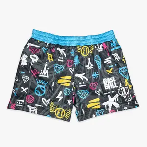 BASEBALL LIFESTYLE 101 Graffiti Drip Shorts - Youth & Adult Sizes