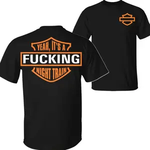 Yeah It’s A F-night train Biker Hoodie, Funny Motorcycle Rider Tee, Rebel Streetwear Graphic T-Shirt, Harley Style Riding Apparel