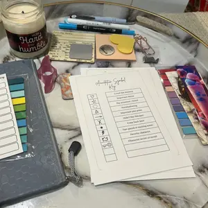 Book Annotation Kit with Sticky Tabs, Annotation Stickers and Bookmarks