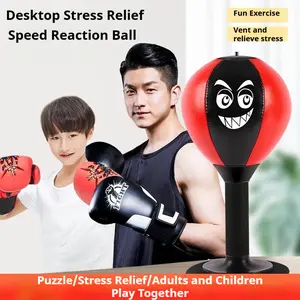 Desktop Boxing Speed Ball for Children and Adults for Stress Relief