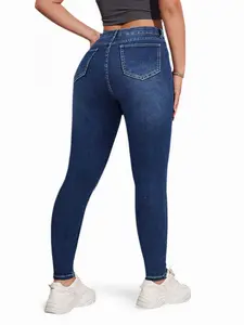Women's Slim-Fit Stretch Denim Jeans with Pockets, stretchy jeans for women, Womens jeans straight leg,Curvy Design, Perfect for Daily Wear, Work Commute, Sports, All Seasons