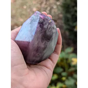 Teal Mystic Staff Topper One of a Kind Pale Teal Gem Opalescent Faux Rock Acrylic Staff Topper Epoxy Cast Stone TTRPG Wizard Staff Magic