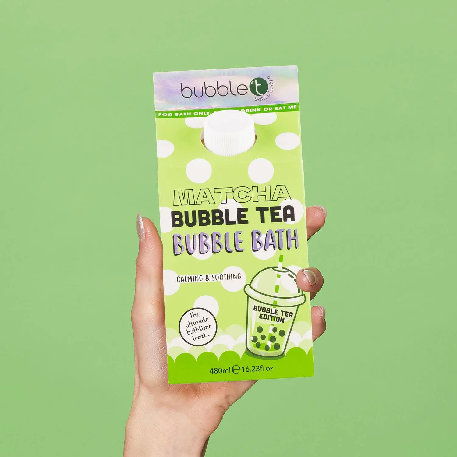 Bubble Tea Matcha Bubble Bath (480ml)