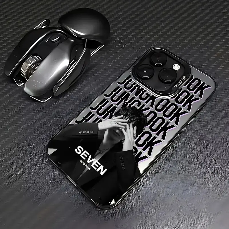 Stylish Jung Kook Phone Case Compatible with for iphone 16, 15, 14, 13, 12, 11 Pro Max, X, XR, XS Max, 8, And 12 Plus, Featuring a Matte Anti-Drop Back Cover.