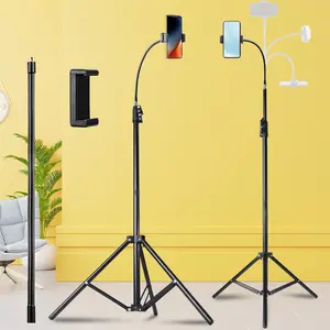 UEGOGO Pro tripod flexible Gooseneck Tripod: 13.7"-60" Adj. w/ Wireless Remote & 360° Ball HeadFits iPhone 15 Pro/14/13 & Android. TikTok Viral, Biz Promos, Selfies, Gaming. Compact & Travel-Ready! Game Recording  Cellphone mount