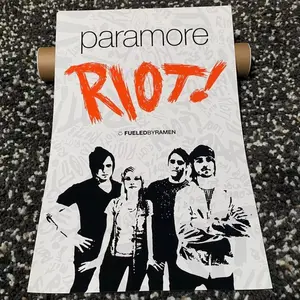 PARAMORE 'RIOT!' PROMO ALBUM POSTER 24x36 POSTER