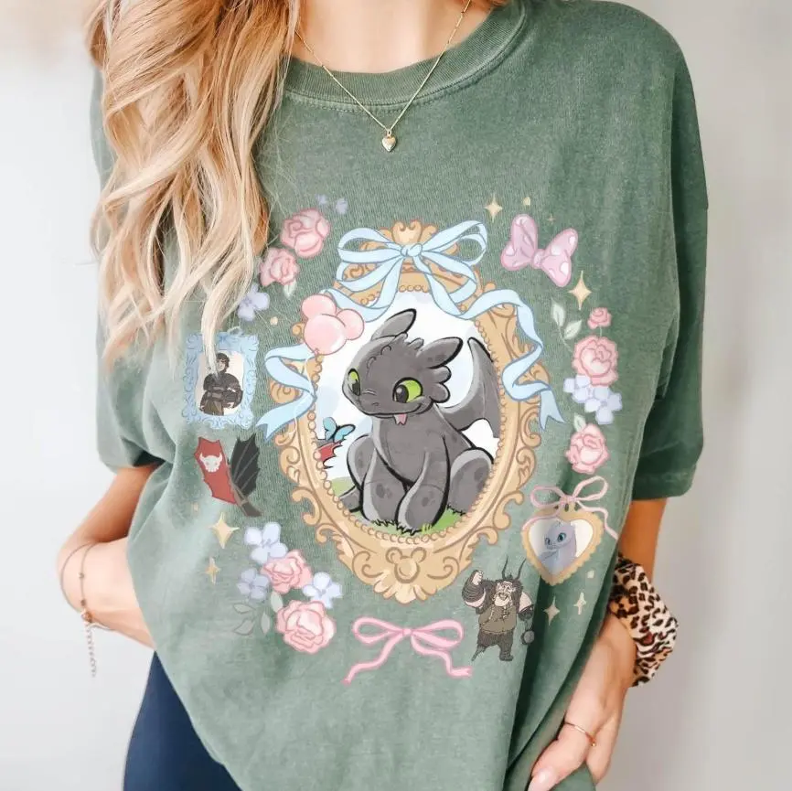 Youth & Adult Coquette Bow Toothless How To Train Your Dragon Shirt, Toothless Baby Tee Crop Tank, Toothless Baby Tee, Cute Toothless