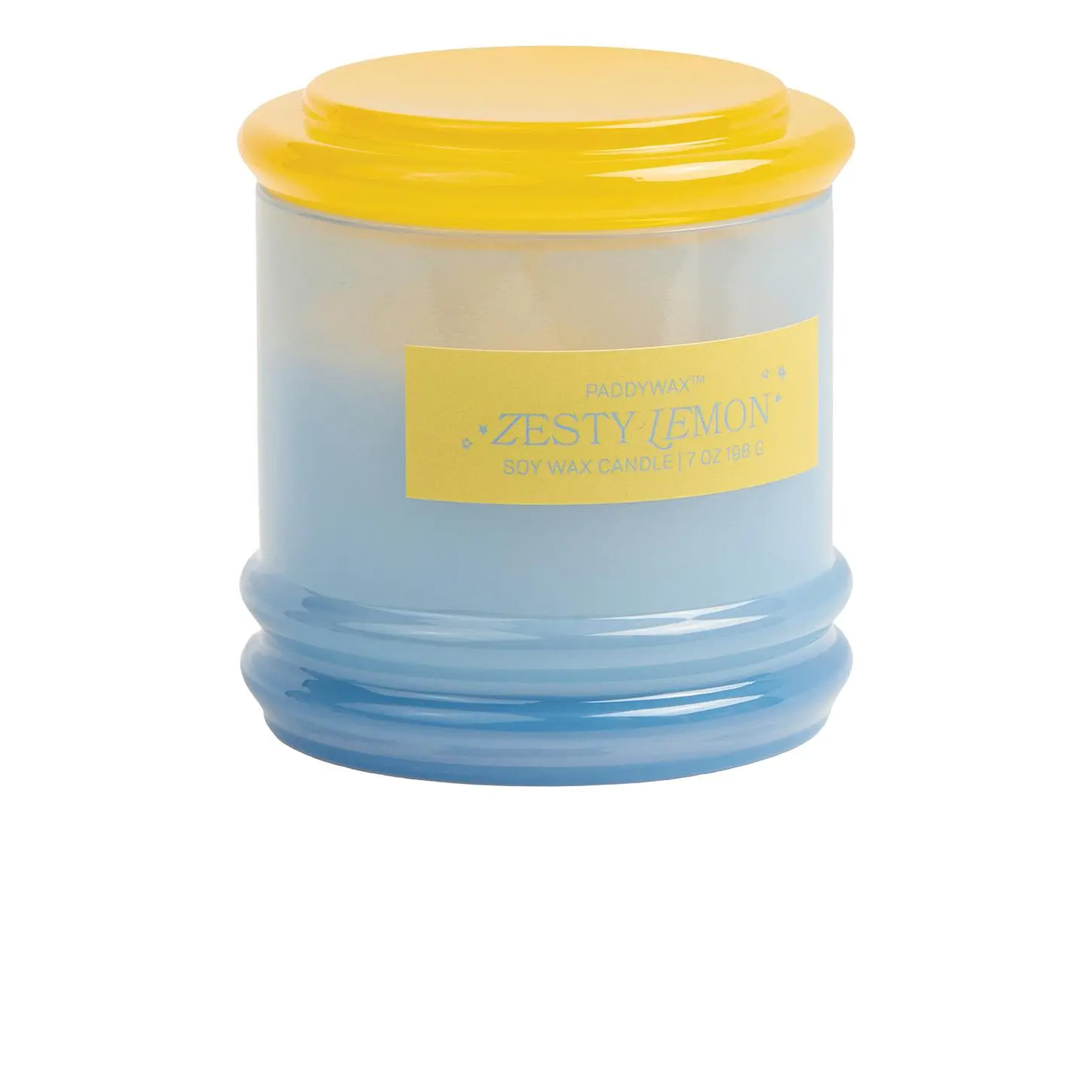 Paddywax Stack Glass Candle in Zesty Lemon