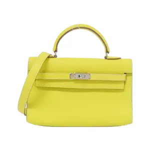 Pre-owned HERMÈS Calfskin Shoulder Bags Hermes Kelly Tiny Epsom clutch