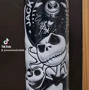 Jack Skellington Nightmare Before Christmas Inflateable Tumbler