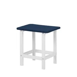 Aoodor Outdoor HDPE End Table Adirondack Side Table, Classic Modern Design, High-Quality, Easy Assembly, Muti-Purpose End Table for Patio, Garden, Lawn