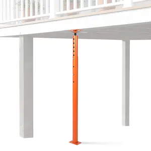 New Upgraded Heavy Duty Adjustable House Floor Jack Post – 18,000 lbs Capacity – Carbon Steel Joist Beam Support – 56"-100" Height Range – Basement Leveling – Orange Red Ideal Christmas Xmas Birthday Gifts for Women Men Friends