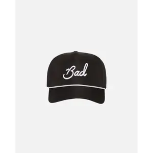 "Bad" Rope Golf Hat - Black