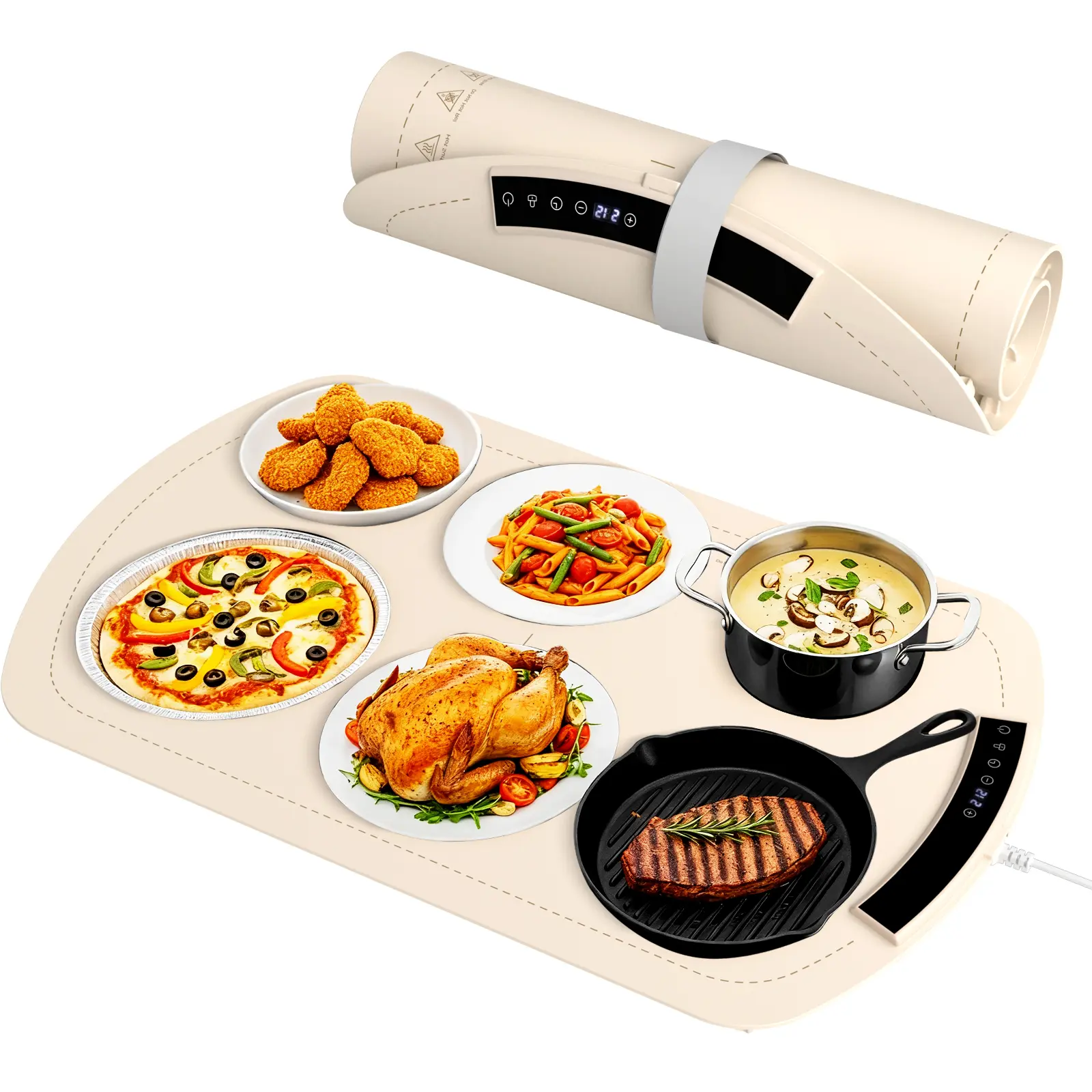 WHITE (7-Temp Settings +5H Timer)