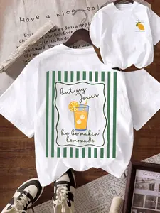 A-Heavyweight 100% Cotton T-Shirt, Christian Faith Lemonade Graphic Tee, Life Gave Me Lemons But My Jesus Makin’ Lemonade, Soft Breathable Daily Wear, Vintage Aesthetic Streetwear Unisex Top