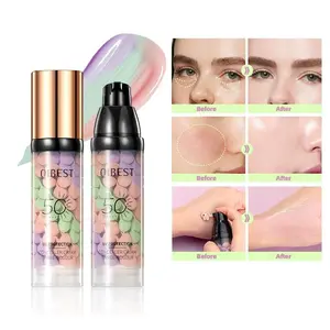 Isolation Cream Three Colors Protection, Even Light Beige Makeup Base Brightening Primer Concealer, Isolation Cream for Flawless Look, Daily Makeup, Hydrating Face Primer