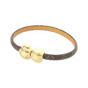 Pre-owned Louis Vuitton Canvas Small Leather Goods Monogram Bracelet Historic Mini Bracelet