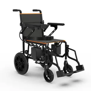 Electric Wheelchair for Seniors – Lightweight Foldable, 15 Miles, 17" Wide Seat, Anti-Tip, Folds in 3s
