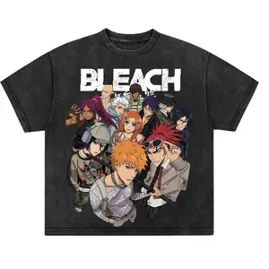 Bleach Anime Oversized Tee, Y2K Soul Society Streetwear, Ichigo Kurosaki Unisex Heavy Cotton T-Shirt, Special Graphic Design, Classic Style for Anime Fans,  Gift for her , gift for him , gift for anime fan.