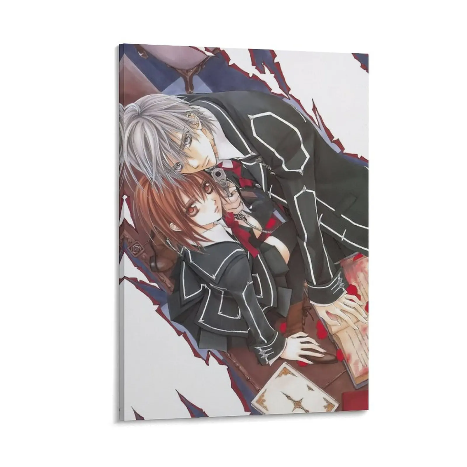 Vampire Knights Anime Canvas Poster. Wall Art Gift. Painting for Home. Adds Style to Any Room. Ideal for Anime Lovers. Canvas Poster Bedroom Decor Sports Landscape Office Room Decor Gift Frames Ornaments Artistic Decoration Photo Print