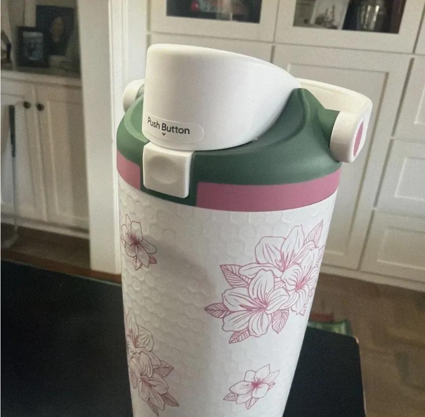 Owala 30oz Zalea Masters Golf Insulated Water Bottle FreeSip Sway Theme Model Leak Proof Built In Straw BPA Free Double Wall Travel Sport Hydration