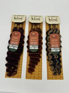 Kiwi Deep Bulk Boho Braiding Hair 18" Unisex Voluminous Tangle-Free Soft & Full for Boho Styles and Braiding Designs Adds Volume and Texture Ideal for Boho Enthusiasts