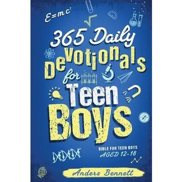 365 Daily Devotionals for Teen Boys: Bible for Teen Boys Aged 12-18 (Economic Version) -- Anders Bennett, Paperback