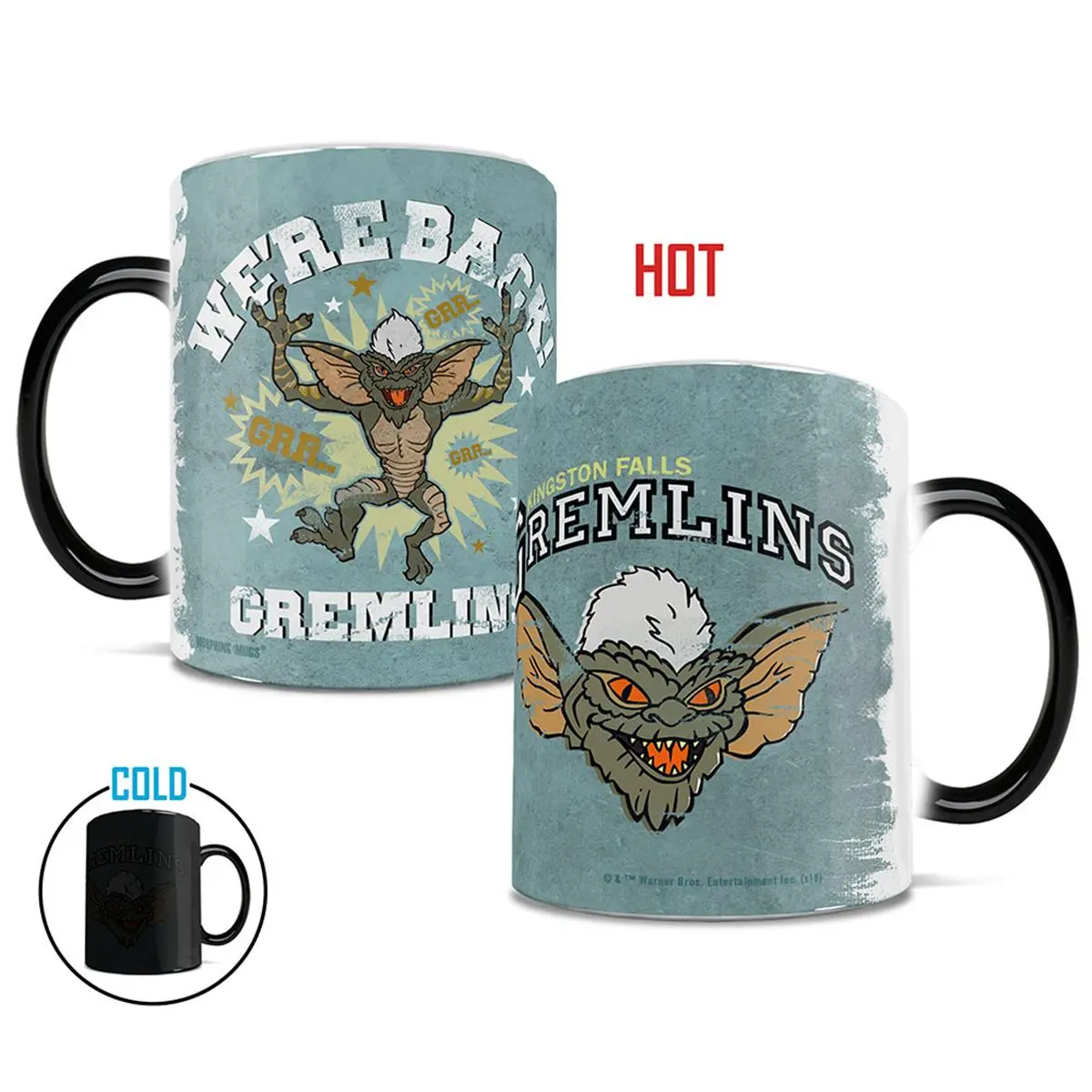 Trend Setters MMUG772 Gremlins Kingston Falls Gremlins Morphing Heat-Sensitive Mug - 11 oz