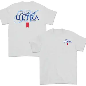 Michelob Ultra Light Beer T-Shirt – Unisex Casual Comfort Top for Women and Men, Trendy Golf and Outdoor Wear, Crewneck Cotton Classic Love Relaxed Fit