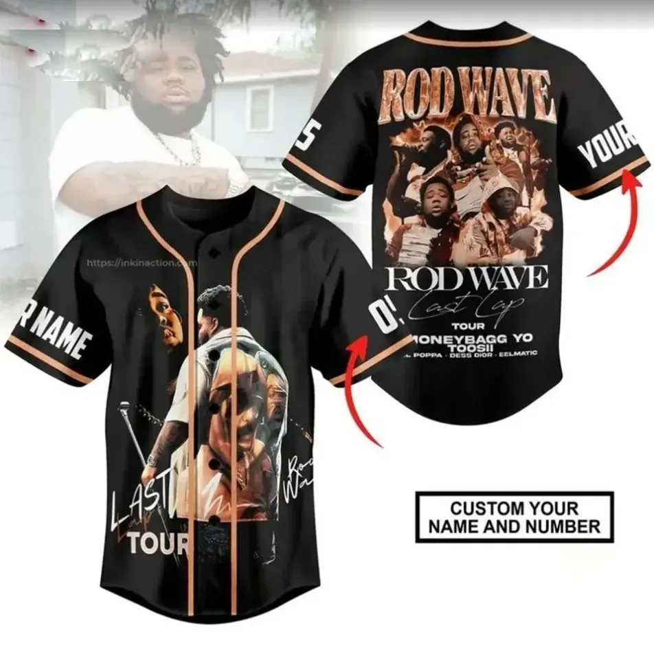Rod Wave Baseball Jersey, Personalized Rod Wave Jersey Shirt