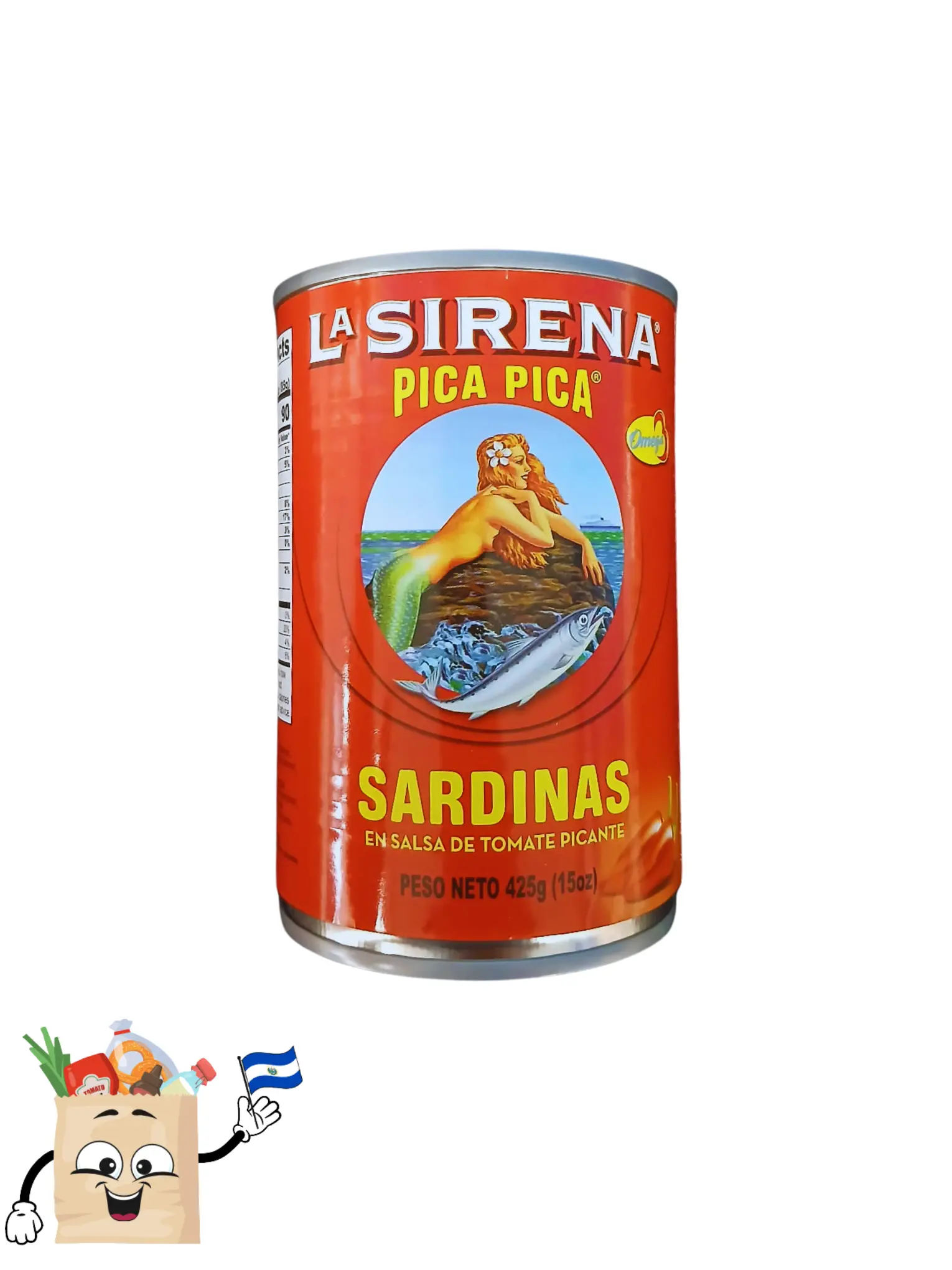 La Sirena Pica Pica - Sardinas en Salsa de tomate Picante 15oz
