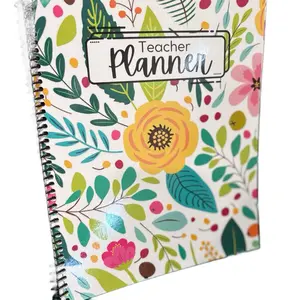 Teacher Planner 2025 Undated Monthly Weekly & Daily Classroom Organizer with Floral Design for Effortless Planning and Motivation for Teachers Substitutes and Homeschool Educators