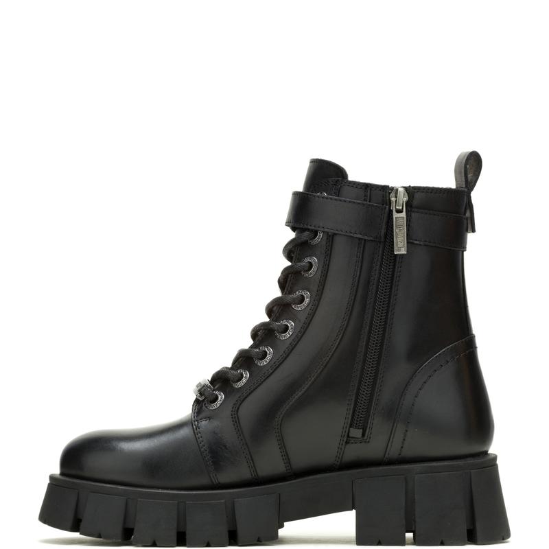 Harley-Davidson Uplift Buckle 6" D84807 Womens Black Casual Dress Boots