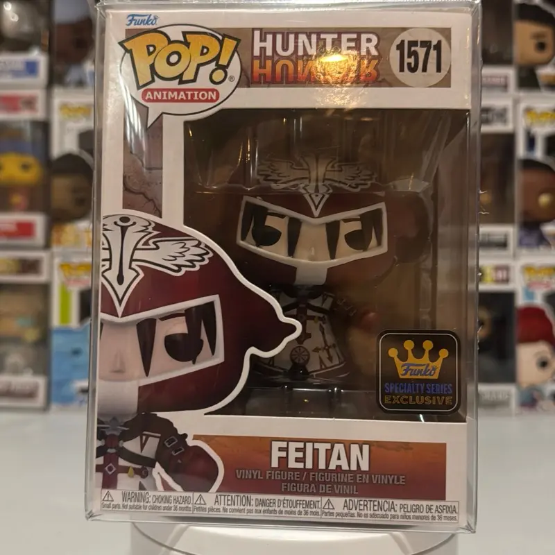 Hunter x Hunter Feitan Funko Pop! #1571 Exclusive Figurine - Collectible Toy, Single Doll, Figurines & Miniatures, Holiday Gift