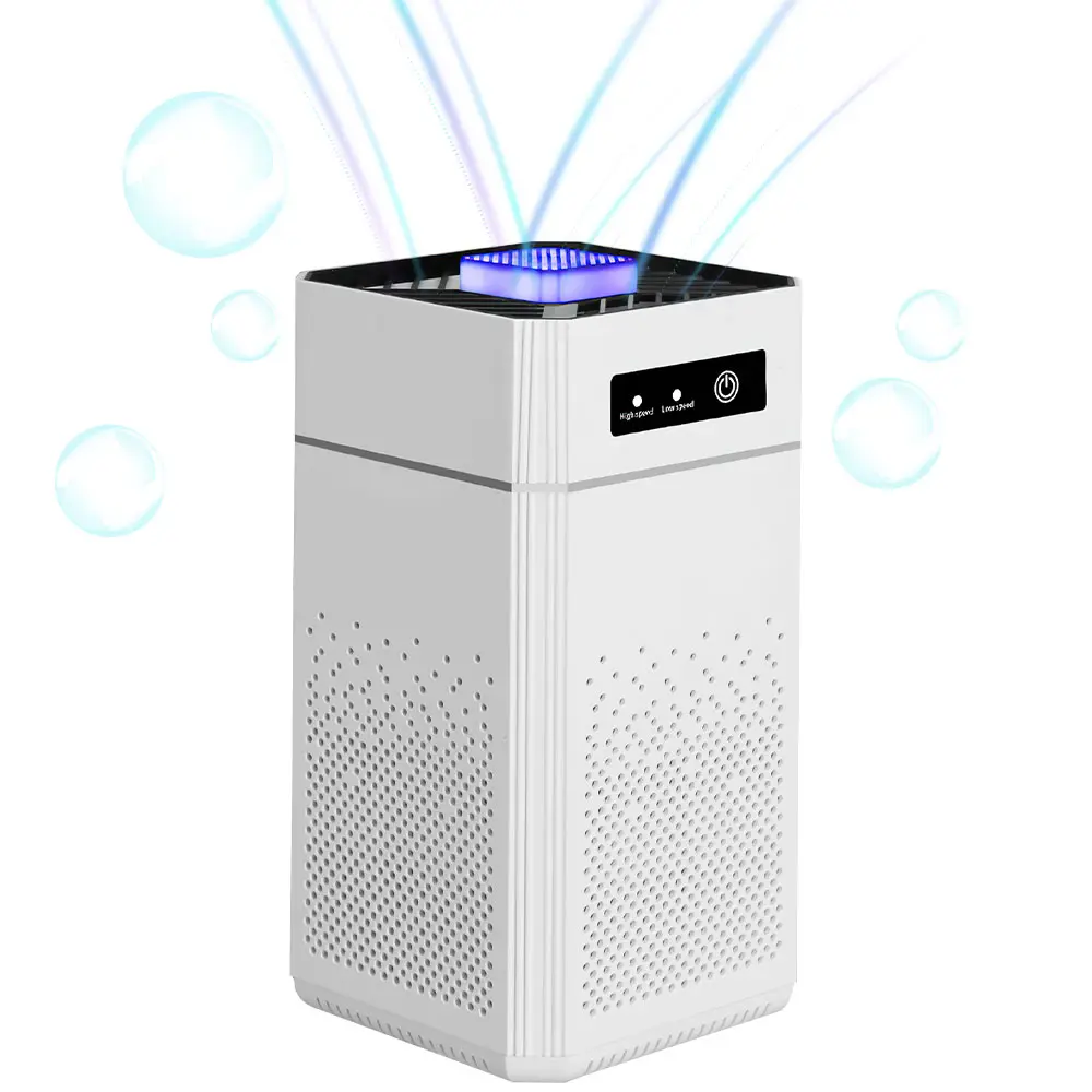 HEPA Air Purifier, Corded Device for Home Large Room (215 sq ft) - Removes Smoke, Mold, Dust & Odors, 20 Decibels, Supports Allergy Relief & Breathe Better, Home Users