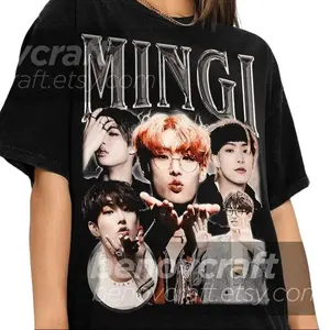 Mingi Retro 90s Bootleg T-shirt, Mingi Shirt, KPOP T-shirt and Gift For Her or Him