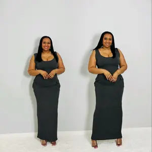 Jules Cargo Maxi Dress | Charcoal