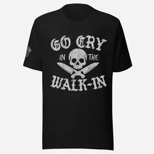 Go Cry in the Walk-In Distressed Unisex Tee