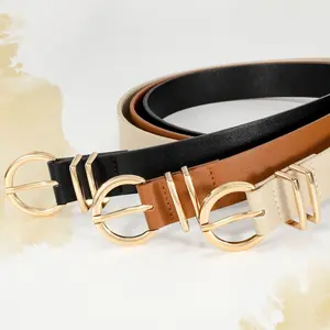 3 Pieces Women's Adjustable Fashion Dress Waist Belt, Fashion Ladies Dress Belt, for Jeans, Dress Multifunctional Decoration