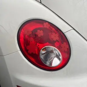 12 Sakura Headlight Taillight Decal - Water & UV-Resistant Stickers, Includes 2 Sheets