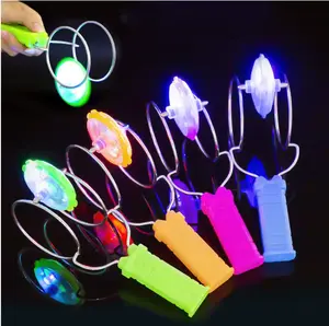 Hand-cranked Inertial Rotating Magic Spinning Creative Luminous Magnetic Track Children's Educational Stress-relieving Toy for Kids