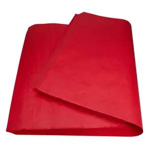 IDL Packaging SatinPack 24" x 36" Scarlet Red Tissue Paper Sheets, Pack of 350, Durable 20# (33 GSM), USA-Made - Wrapping Tissue Paper Sheets for Gifts, Flower Bouquets, Christmas Packing Paper