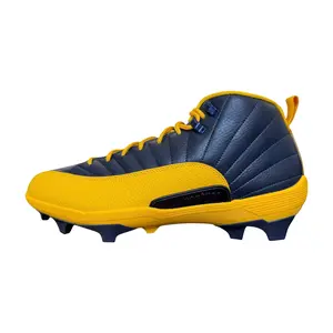 Air Jordan 12 Savage 3 PE Cleats "University of Michigan" FJ6219 407