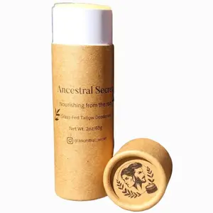 Ancestral Secret Natural Tallow Deodorant - 2 oz, Long-Lasting Protection with Tallow, Beeswax, Potassium Alum, Citronella Oil, Eco-Friendly Packaging