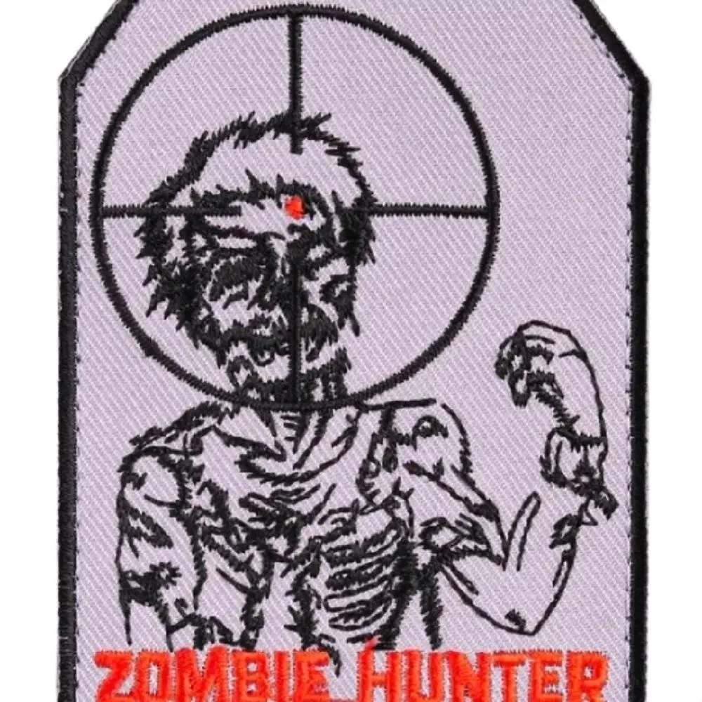 Zombie Hunter - Gray 2.5" x 3.5"