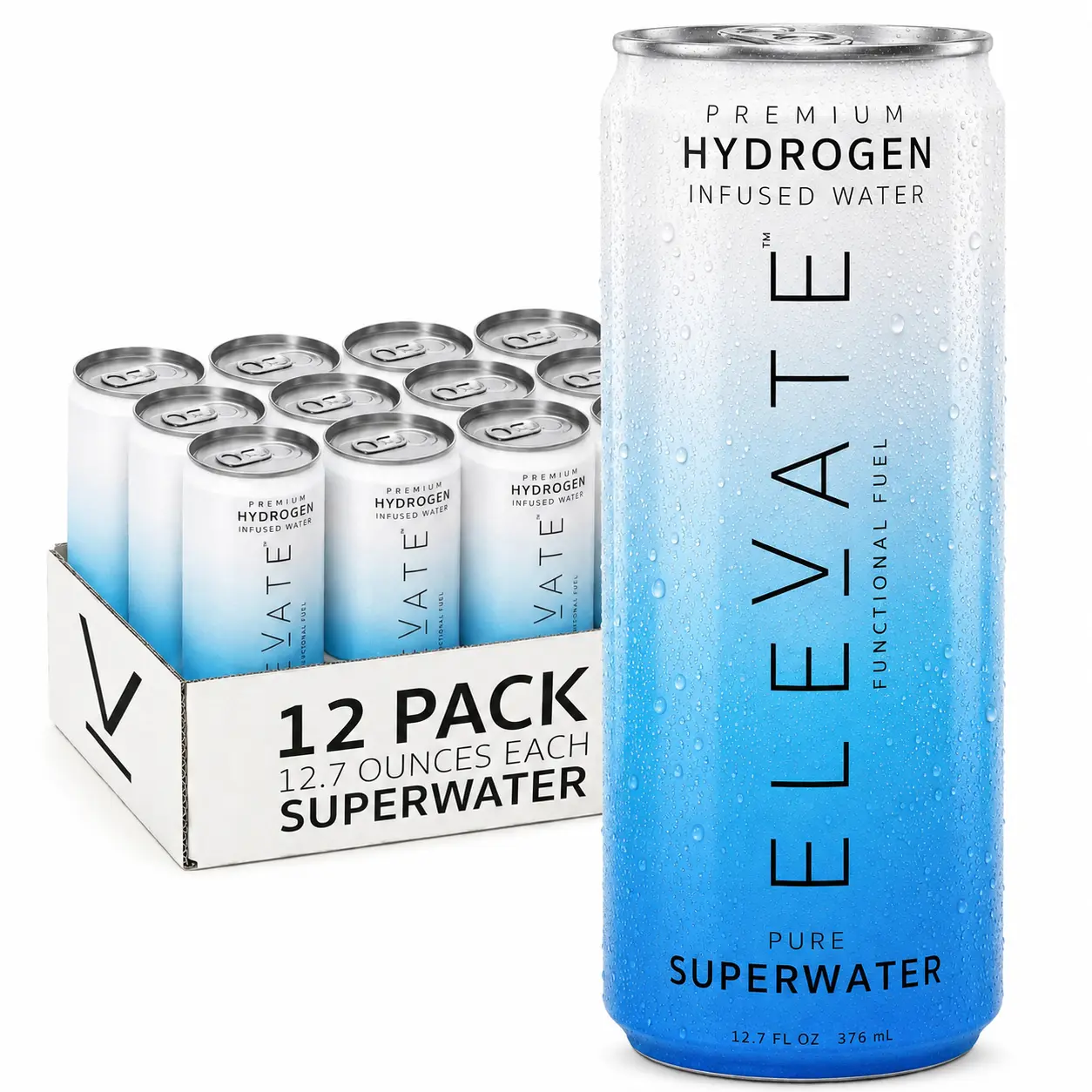 Elevate Premium Hydrogen Water, Supports Recovery, Backed by Science -12 Pack Elevate Premium Hydrogen Water, Supports Recovery, Backed by Science -12 Pack