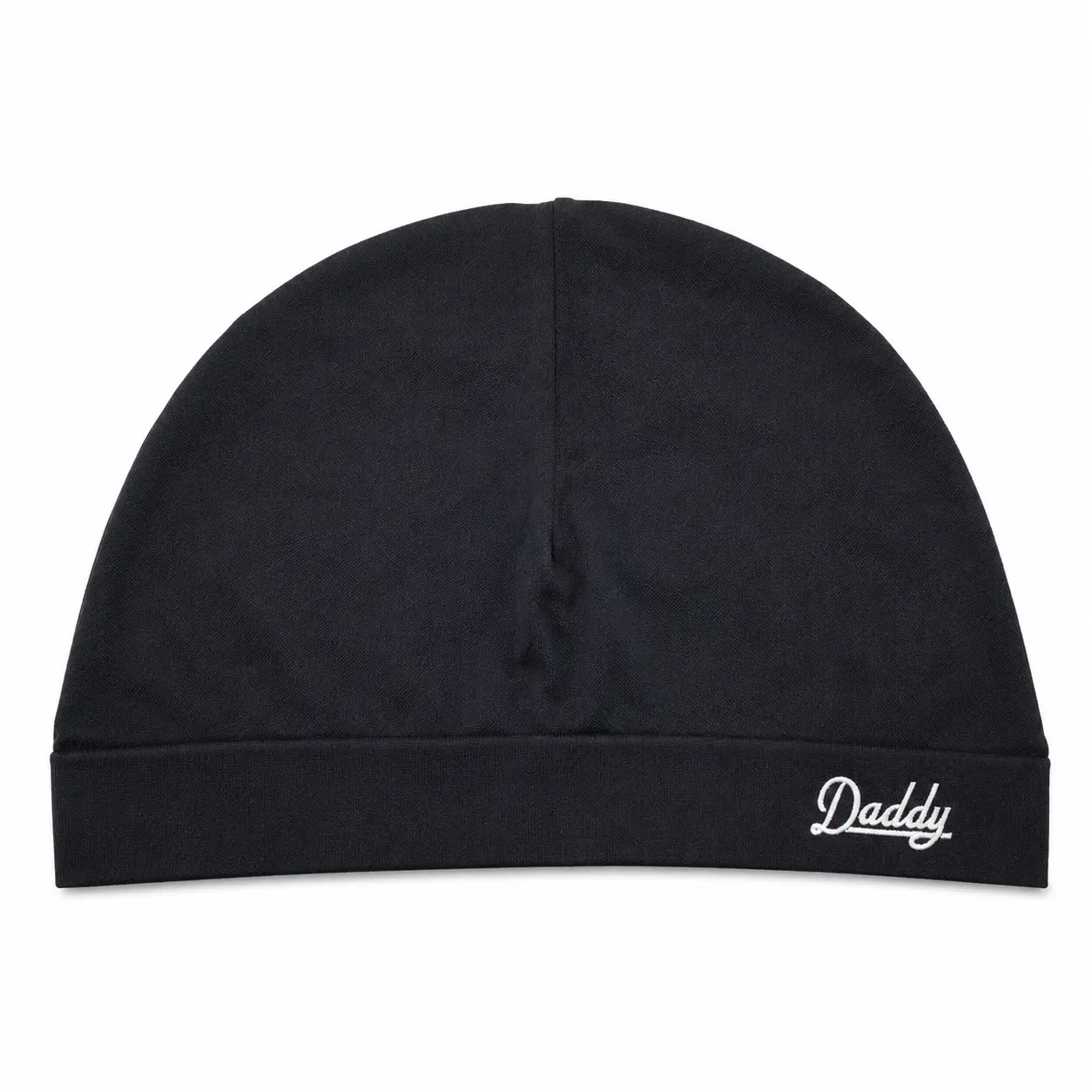 Y2K Streetwear Beanie Hat – Soft Stretch Skull Cap with Embroidered Daddy Logo