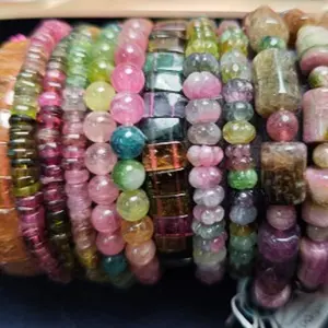 ABC Jewelry natural &colorful tourmarine bracelet