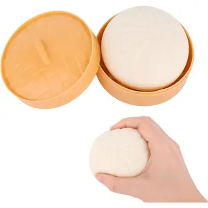Household daily necessities Squishy Dumpling, Steamed Bun Giant Squeeze Dumpling Soft Adorable Food-Shaped Gadget Fidget for Adults Office Classroom Focus or Travel Companion